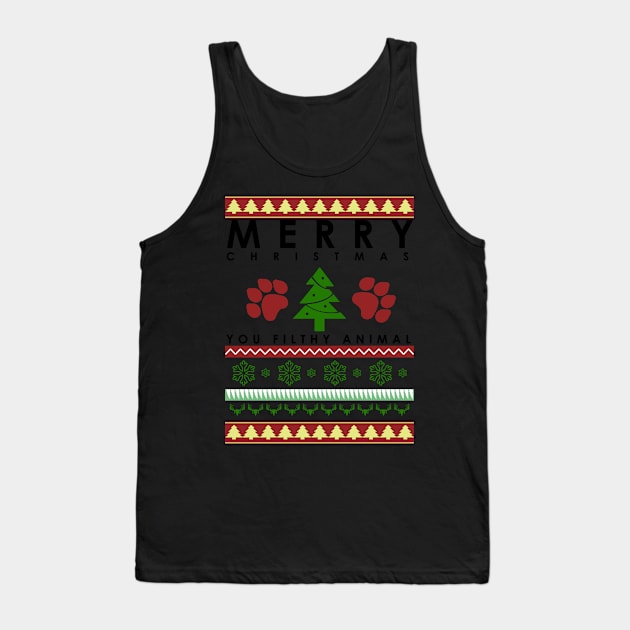 merry christmas you filthy animal Tank Top by zopandah